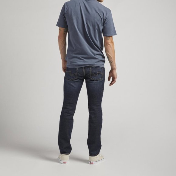 Men's Silver Konrad Slim Fit Slim Leg Jeans - Picture 2 of 3